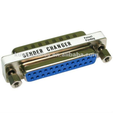 D-SUB 25pin mini gender changer adapter male to female